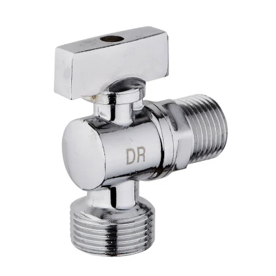 Hot Sale Polished Toilet Stop Brass 90 Degree Water Angle Valve